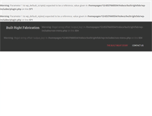 Tablet Screenshot of builtrightfab.com
